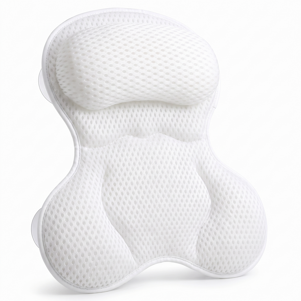 Spa ergonomic 3D mesh bath pillow