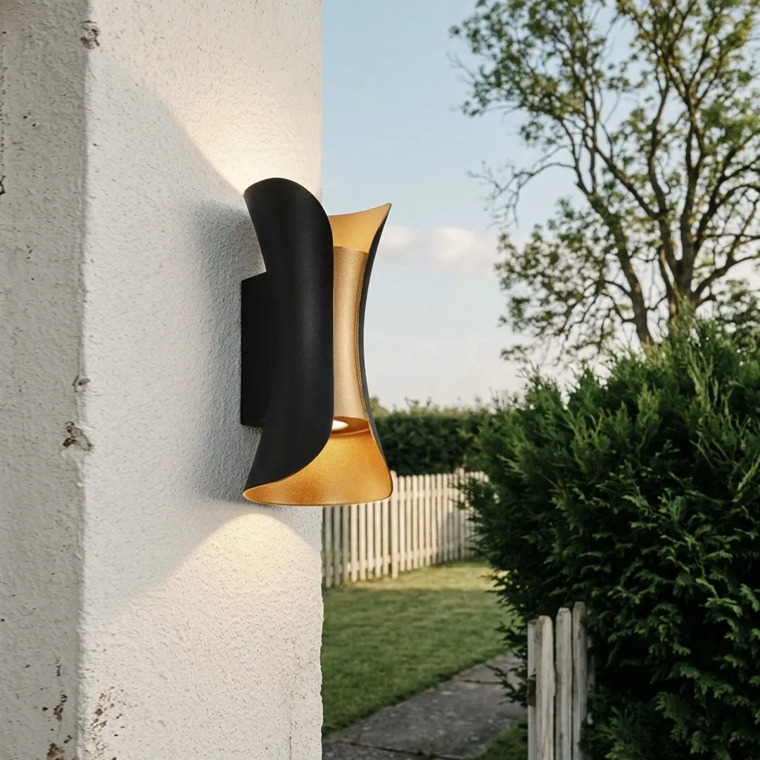 Arc Up Down Outdoor Wall Light