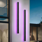 Linear | LED Outdoor Strip Wall Light, Long Black Exterior Wall Lamp, IP65 Waterproof Porch Light
