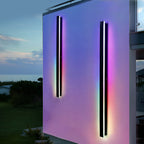 Linear | LED Outdoor Strip Wall Light, Long Black Exterior Wall Lamp, IP65 Waterproof Porch Light
