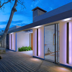 Linear | LED Outdoor Strip Wall Light, Long Black Exterior Wall Lamp, IP65 Waterproof Porch Light