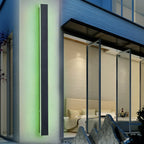 Linear | LED Outdoor Strip Wall Light, Long Black Exterior Wall Lamp, IP65 Waterproof Porch Light