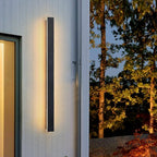 Linear | LED Outdoor Strip Wall Light, Long Black Exterior Wall Lamp, IP65 Waterproof Porch Light