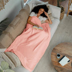 Kaia | Lightweight Cotton Muslin Throw Blanket | Hypoallergenic for Sensitive Skin