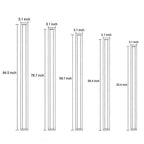Gate | Linear LED Outdoor Wall Light, Long Black Exterior Wall Lamp, Waterproof Porch Strip Light