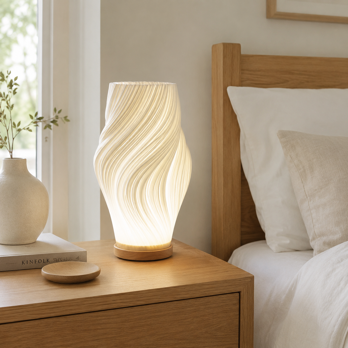 Solara Wave LED Table Lamp