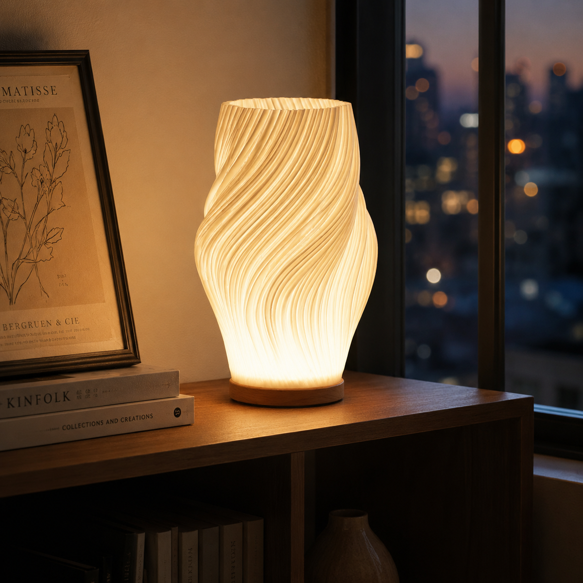 Solara Wave LED Table Lamp