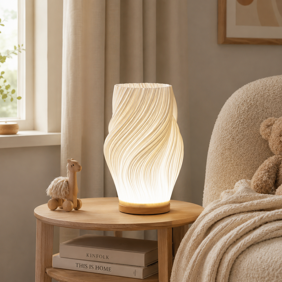 Solara Wave LED Table Lamp