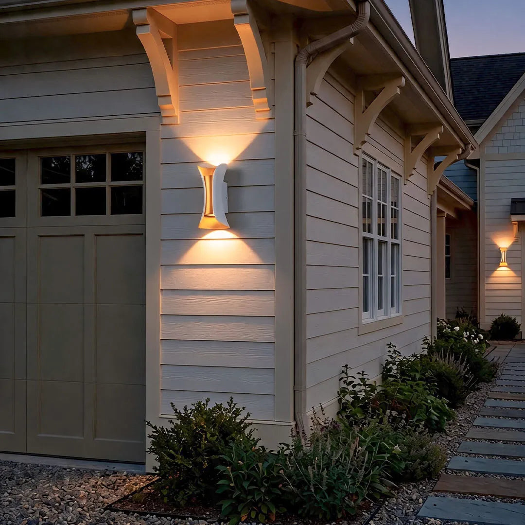 Arc Up Down Outdoor Wall Light