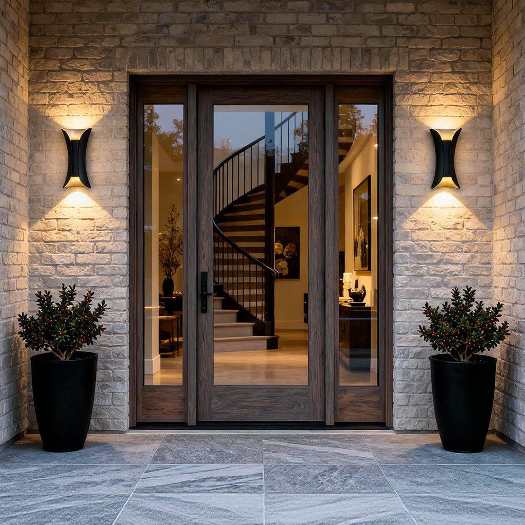 Arc Up Down Outdoor Wall Light