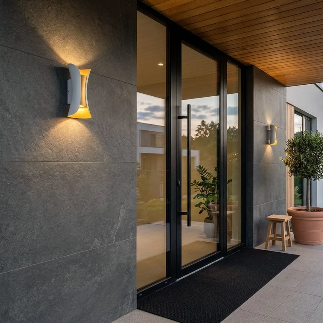 Arc Up Down Outdoor Wall Light