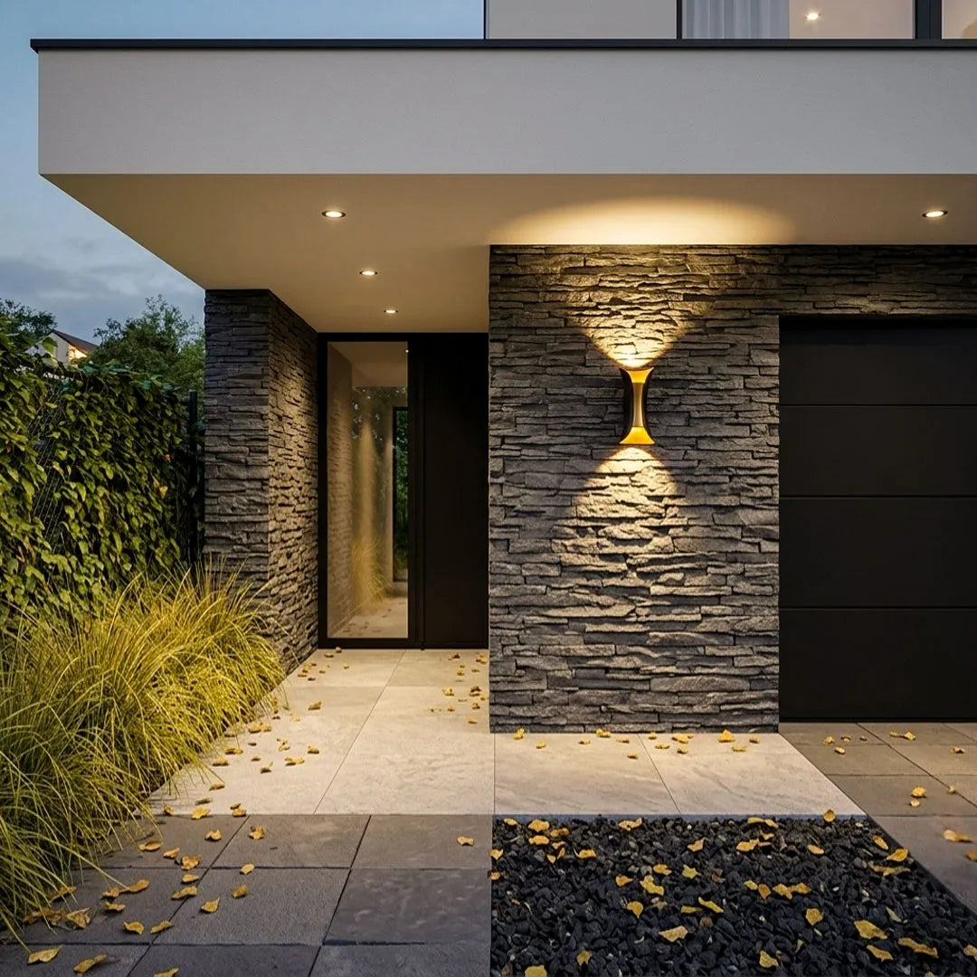 Arc Up Down Outdoor Wall Light