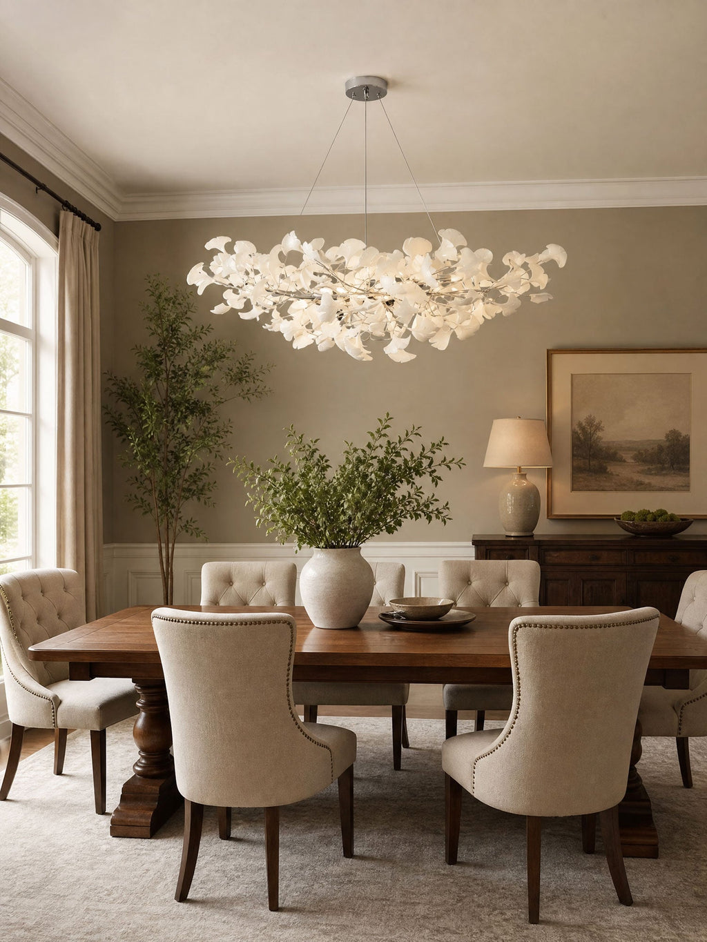Horizon Bloom Ginkgo Chandelier