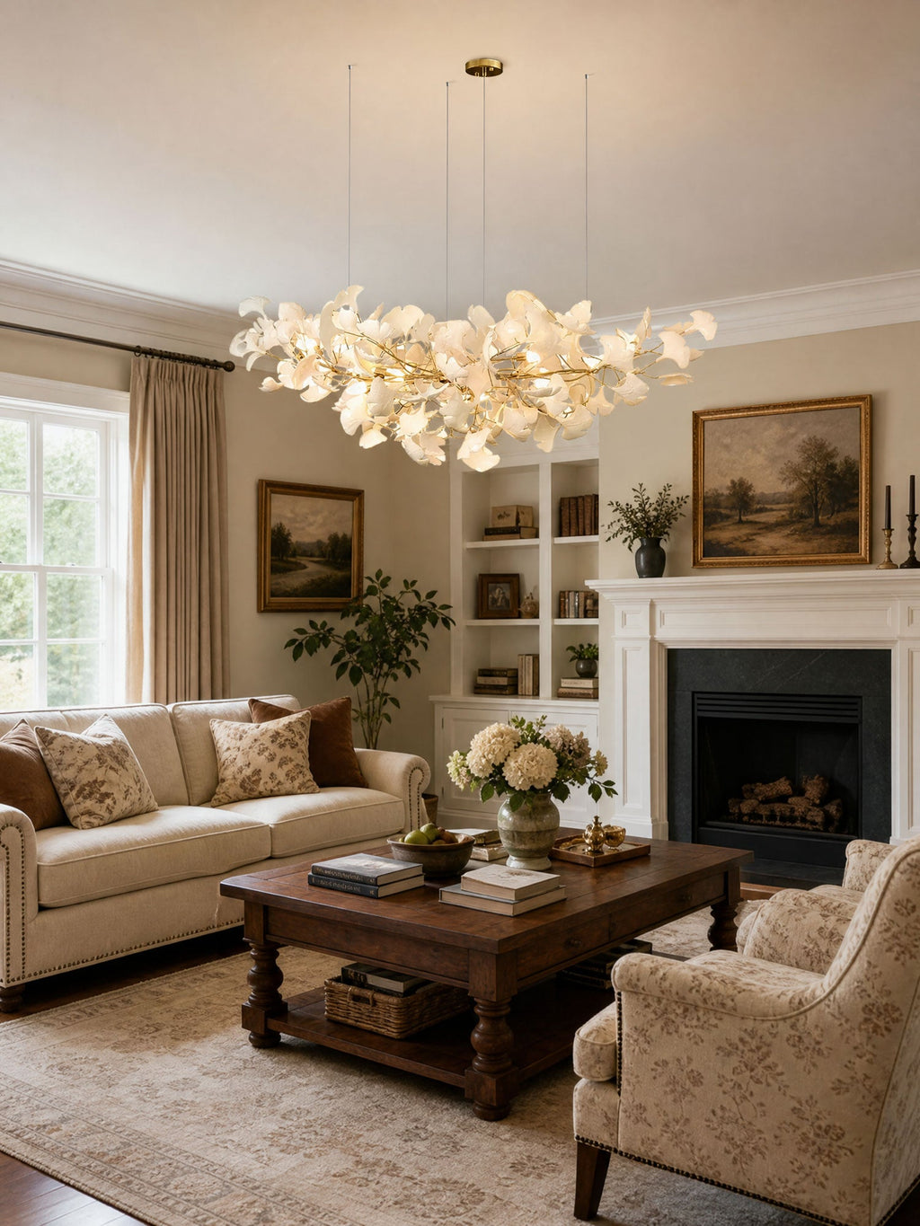 Horizon Bloom Ginkgo Chandelier