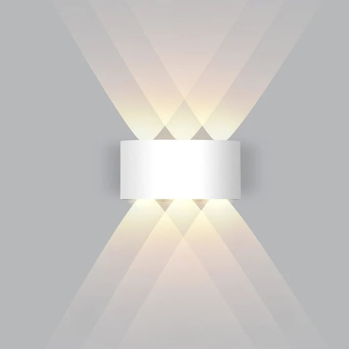 Beacon | Waterproof LED Outdoor Wall Light, Modern Up Down Exterior Sconce for Porch and Garden