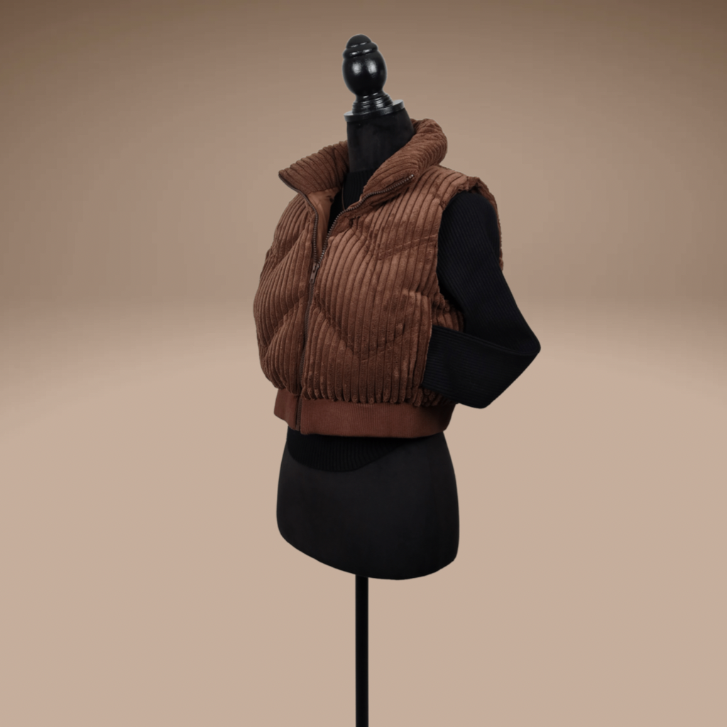 Corduroy Padded Vest